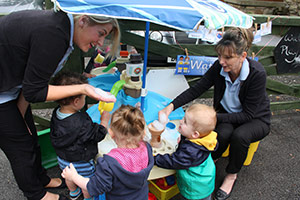 children playing