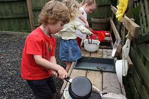 children playing