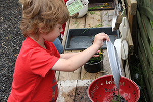 child playing