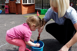 children playing