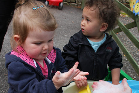 children playing